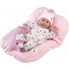 Llorens 74132 NEW BORN - žmurkacia realistická bábika bábätko so zvukmi a mäkkým látkovým MA4-74132