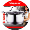 Bergner Kastrol nerez s poklicí 20 cm Gourmet BG-6507