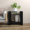zahrada-XL Knižnica/deliaca stena čierna 60x35x57 cm masívna borovica 813878