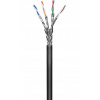 MicroConnect S/FTP CAT6 Outdoor 100 m, čierny
