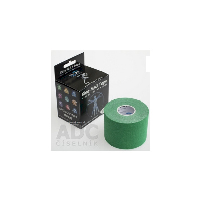 Kine-MAX Classic Kinesiology Tape zelená tejpovacia páska 5cm x 5m, 1x1 ks