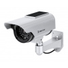 Atrapa kamery Cabletech DK-12 Silver URZ0993, Bullet, Solar, LED