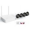 Tenda K4W-3TC - bezdrátový Wi-Fi kamerový set 2K (3MP), NVR + 4x IP kamera s LED, CZ aplikace