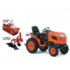 Traktor Kubota B1220 set rotavátor EZ105,pluh 2x20