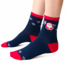 Dámske vianočné ponožky tmavo modré Mikuláš, veľ. 38-40