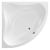 Aqualine Dunaj II Rohová vaňa 150x150 cm, biela G1350