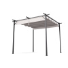 Blumfeldt Pantheon Robust, pergola, 3 x 3 m, práškovo lakovaná oceľ, odolná voči poveternostným vplyvom (GDI17-Pantheon 3x3BE)
