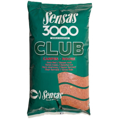 Sensas Vnadiaca zmes 3000 Club Carpes Rouge (Kapor-červená) 1kg