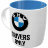 Cermický hrnček Nostalgic Art BMW DRIVERS ONLY 330 ml