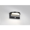 TRIO Reality R24706132 MORO solárne nástenné svietidlo so senzorom SMD LED 8W/850lm 4000K IP44 čierna matná, hybrid