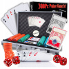 Pokerový set 300 žetónov, žetóny na hranie, poker chips set, karty, kufor