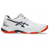 Pánska obuv na badminton/squash Asics Netburner Ballistic FF 3 - white/indigo fog - Biely (43,5)