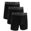 Under Armour Perf Tech Cotton 6in 3 Pack - Black/Steel XXXXL
