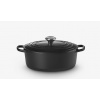 Le Creuset Signature - Pekáč oválny s pokrievkou, objem 6,3 l, noir mat 21178310000430