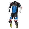 jednodílná kombinéza GP TECH 4, TECH-AIR kompatibilní, ALPINESTARS (modrá/žlutá fluo/červená fluo/černá/bílá, vel. 58)