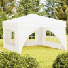 zahrada-XL Skladací párty stan s bočnicami biely 3x3 m 93524