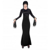 OBLEČENIE TEMNÁ PANI ČARODEJNICA MORTICIA HALLOWEEN M