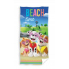 Carbotex Plážová osuška Paw Patrol Tlapková patrola motív Beach Time 70 x 140 cm