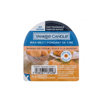 Yankee Candle Mango Ice Cream (U) 22g, Vonný vosk