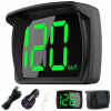 LED HUD DIGITÁLNY RÝCHLOMER S GPS 80X54 MM MULTIFUNKČNÝ S ADAPTÉROM