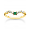 Thomas Sabo Ring TR2398-971-7-56 V-shape veľkosť 56
