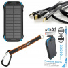 Powerbank WebSski 33500 MAH Black (Power Bank Tourist Charger so solárnou baterkou)