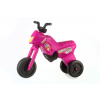 Teddies Odrážadlo Enduro Yupee ružové veľké plast výška sedadla 31cm nosnosť do 25kg 12m+