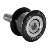 OXFORD OX815 SPINNERS PREMIUM rolky (slidery) zaskrutkovacie do kyvnej vidlice so závitom M6x1 s ložiskom, čierne