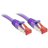 LINDY 47826 RJ45 sieťové káble, prepojovacie káble CAT 6 S/FTP 5.00 m fialová 1 ks; 47826