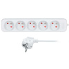 Solight prodlužovací přívod, 5 zásuvek, bílý, 1,5m - PP40