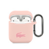Lacoste Liquid Silicone Glossy Printing Logo puzdro pre Apple Airpods 1/2 LCA2SI