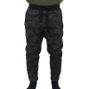Mikbaits Tepláky Black Camou Jogger Sherpa - XL