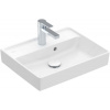 Villeroy & Boch Collaro umývadlo 50x40 cm obdĺžnik klasické umývadlo-umývadlo na nábytok biela 433450R1