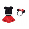 Dievčenský kostým - Kostýmová skupina Minnie Mouse Skak sukňa 98-110 (Dievčenský kostým - Kostýmová skupina Minnie Mouse Skak sukňa 98-110)
