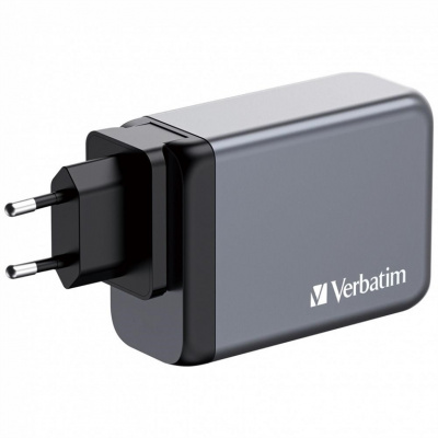 VERBATIM GaN Nabíječka do sítě GNC-100, 100W, 3x USB-C, 1x USB 32202
