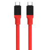 Tactical KP31176 Fat Man USB-C/USB-C, 1m, červený