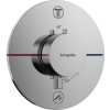 Hansgrohe ShowerSelect Comfort S - Termostat pod omietku pre 2 spotrebiče s EN1717, chróm 15556000