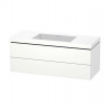 Duravit L-Cube Skrinka s umývadlom, 50x120x48 cm, 2 zásuvky, biela mat LC6929N1818