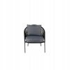 Závesné hojdacie kreslo - 2 x Lindos Black Garden Sun Lod. (2 x Lindos Black Garden Sun Lod.)