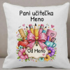 Personalizovaný vankúš pre pani učiteľku