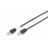 DIGITUS Digitus DK-1644-030/BL-OD sieťový kábel Čierna 3 m Cat6 S/FTP (S-STP) (DK-1644-030/BL-OD)
