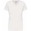 KARIBAN VINTAGE V-NECK K381 / Dámske tričko s krátkym rukávom - white XL