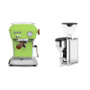 Ascaso Dream PID, Fresh Pistachio + Rocket Espresso GIANNINO, chrome/black
