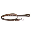 COBBYS PET Vodidlo z pravej kože s drobnou károvanou hľbkovou tlačou 15mm/120cm (COBBYS PET Vodidlo z pravej kože s drobnou károvanou hľbkovou tlačou 15mm/120cm)