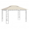 vidaXL Altánok 4x3x2,7 m krémový 160 g/m²