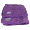 Chadog Microfibre Towels - sada 2 veľmi savých utierok z mikrovlákna, fialová - S