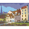 ZUTY Maľovanie podľa čísel - RADOVÉ DOMČEKY Rámovanie: vypnuté plátno na rám, Rozmer: 40x50 cm