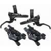 Brzda kotoučová SHIMANO XT M8120 čtyřpístková před. a zad. komplet bez kotoučů a adapt., J-kit, box