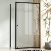 NICOL COMBI Black 110x90 číre Sprchovací kút s posuvnými dverami