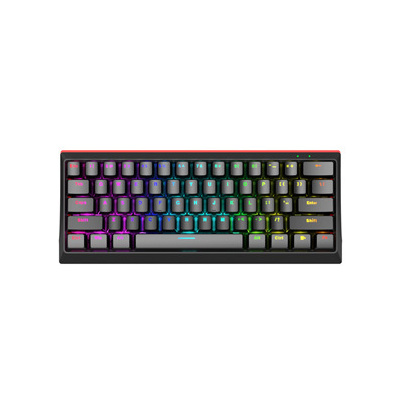 Marvo KG962 EN - R, klávesnice US, herní, mechanická typ drátová (USB), černá, podsvícená, červené spínače